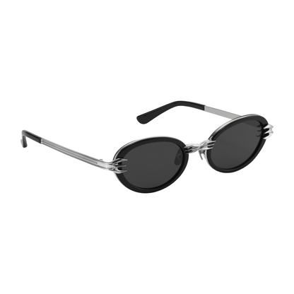 Metal Retro Round Frame Sunglasses