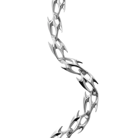 Snake Bone Handmade Chain Necklace