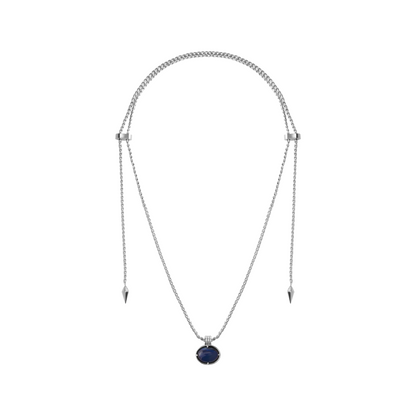 Snake Fang Bead Pull-Through Double Layer Necklace