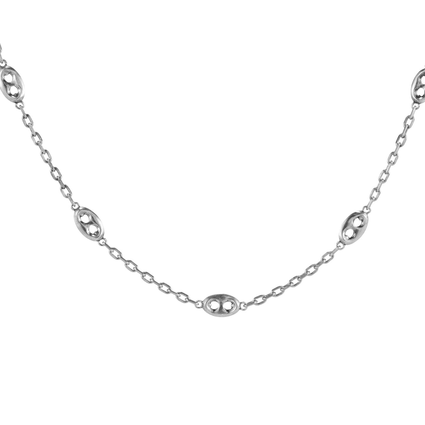 Mini Warthog Snout Link Chain Necklace