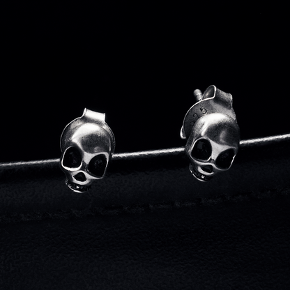 S925 Mini Skull Stud Earrings