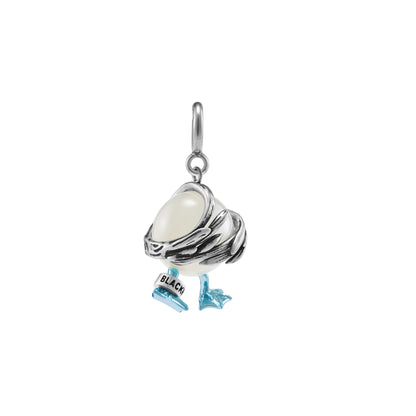S925 Blue Booby Wing Pendant