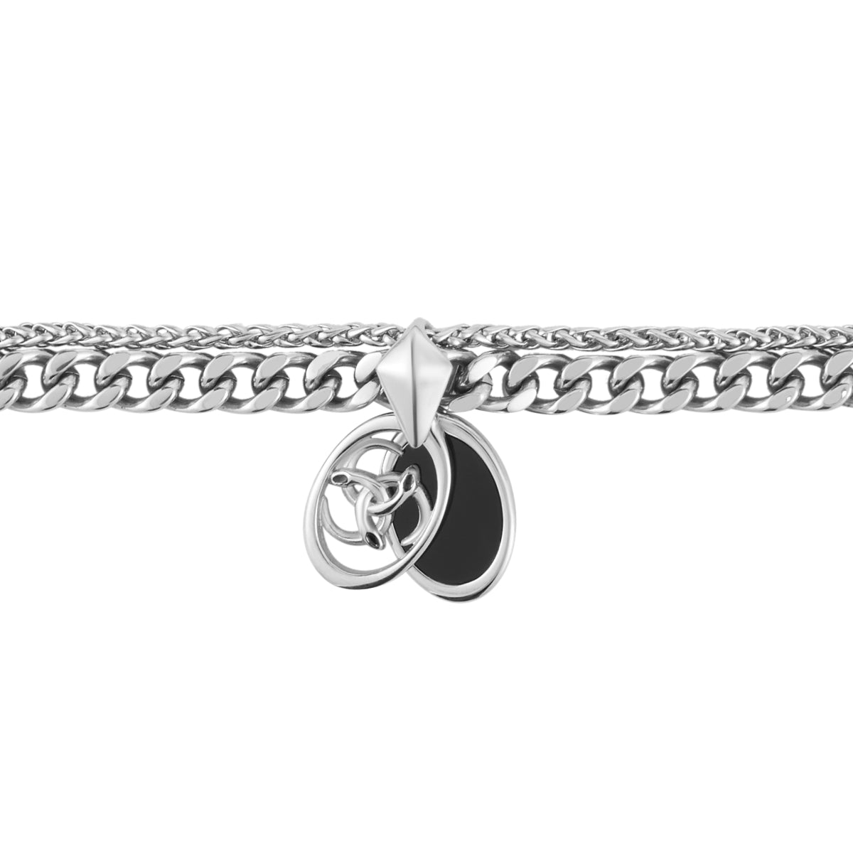 Triple Serpent Double Layer Bracelet