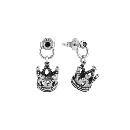 Fox Crown Drop Earring