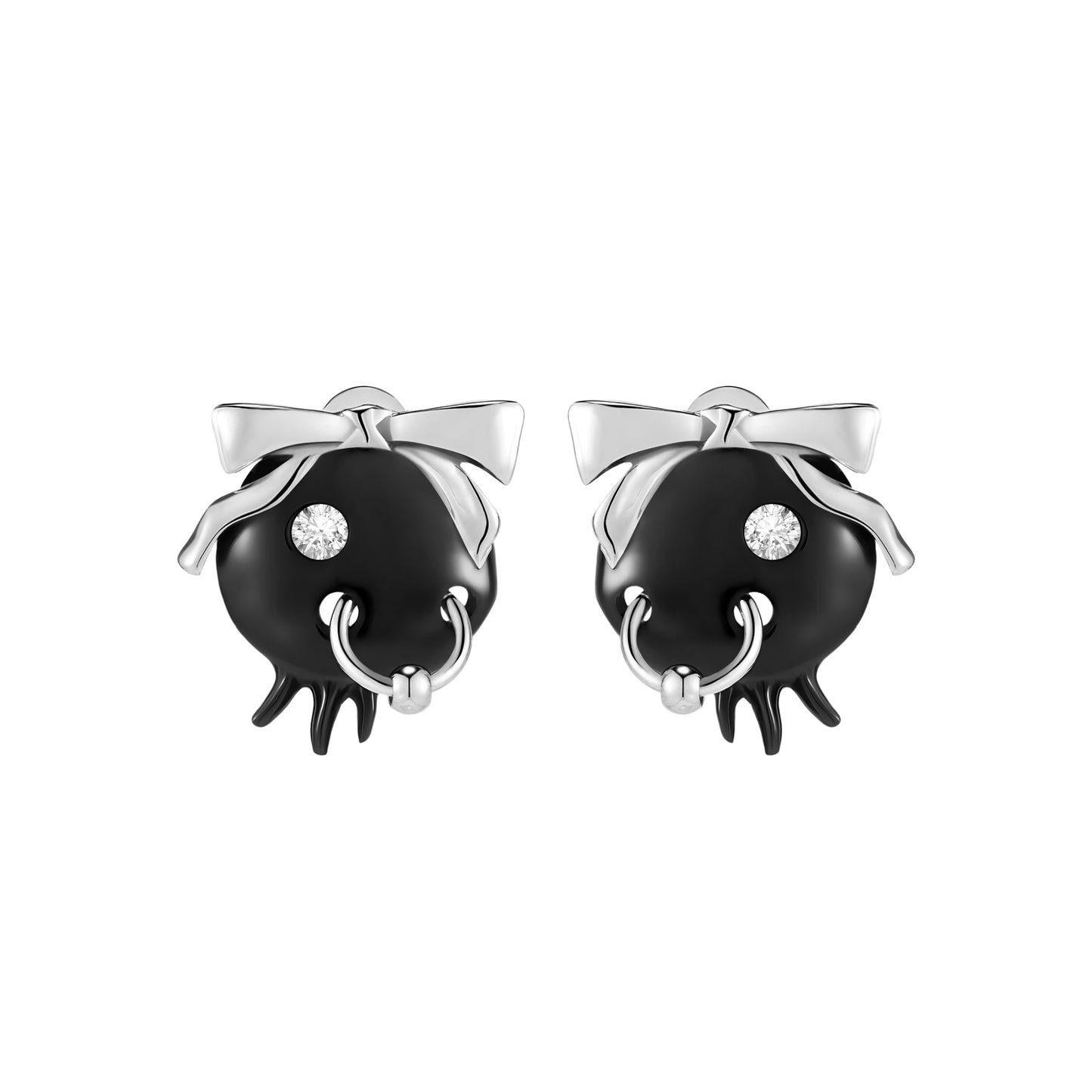 Pierced Bad Pomegranate Statement Stud Earring
