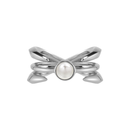 Pearl Stacking Ring Set