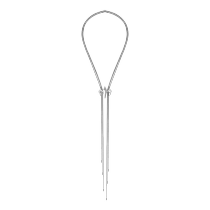 Snake Bone Multi-Chain Pull-Through Necklace