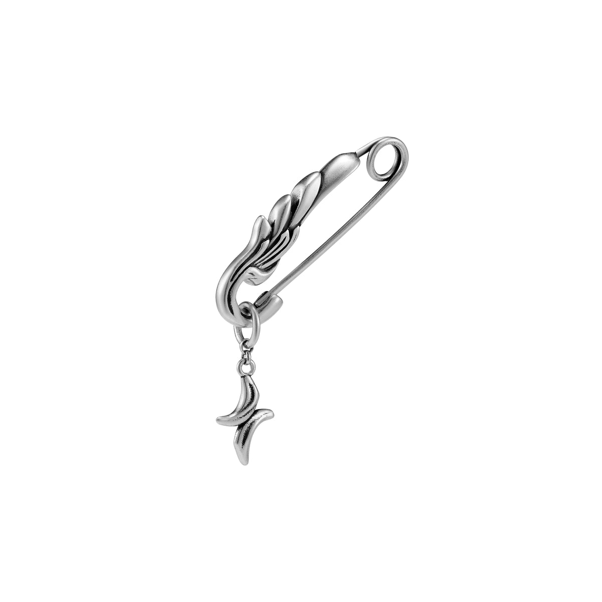 S925 Booby Bird Wing Pin Earring