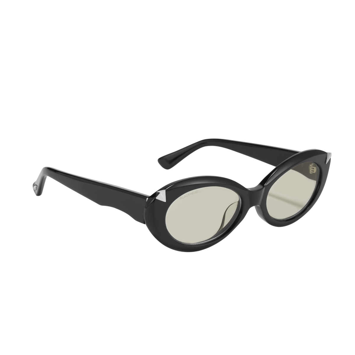 Cat Eye Claw-Detail Sunglasses (Black)
