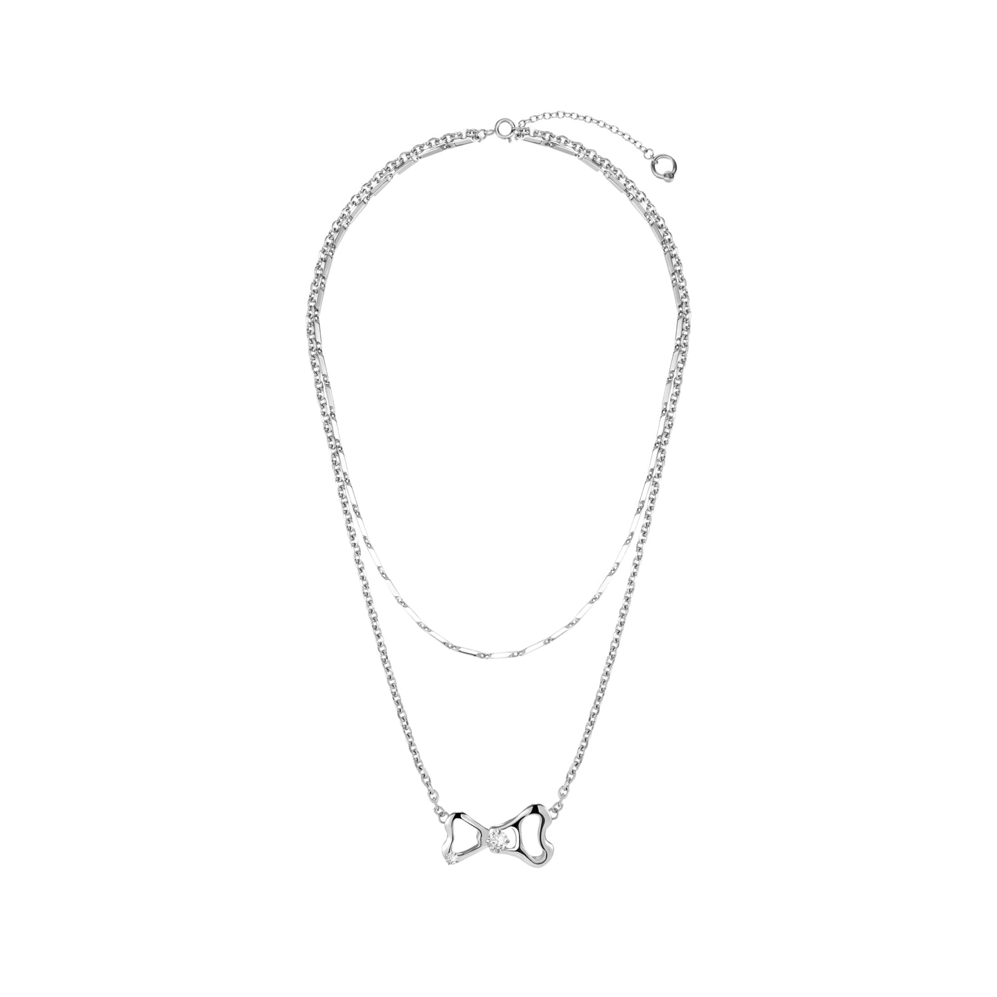 Pull Ring Double-Layer Necklace