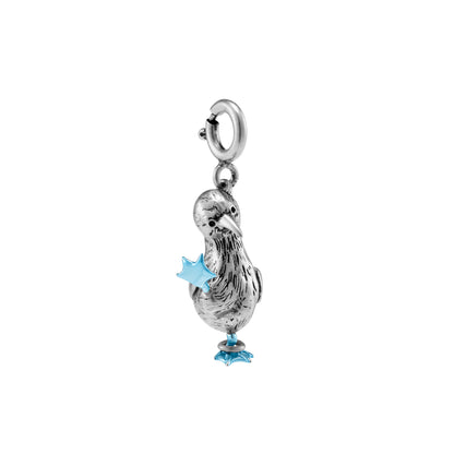 S925 Swinging Blue Booby Pendant