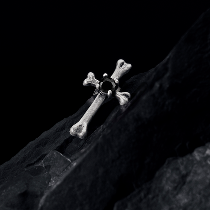 S925 Mini Cross Stud Earrings