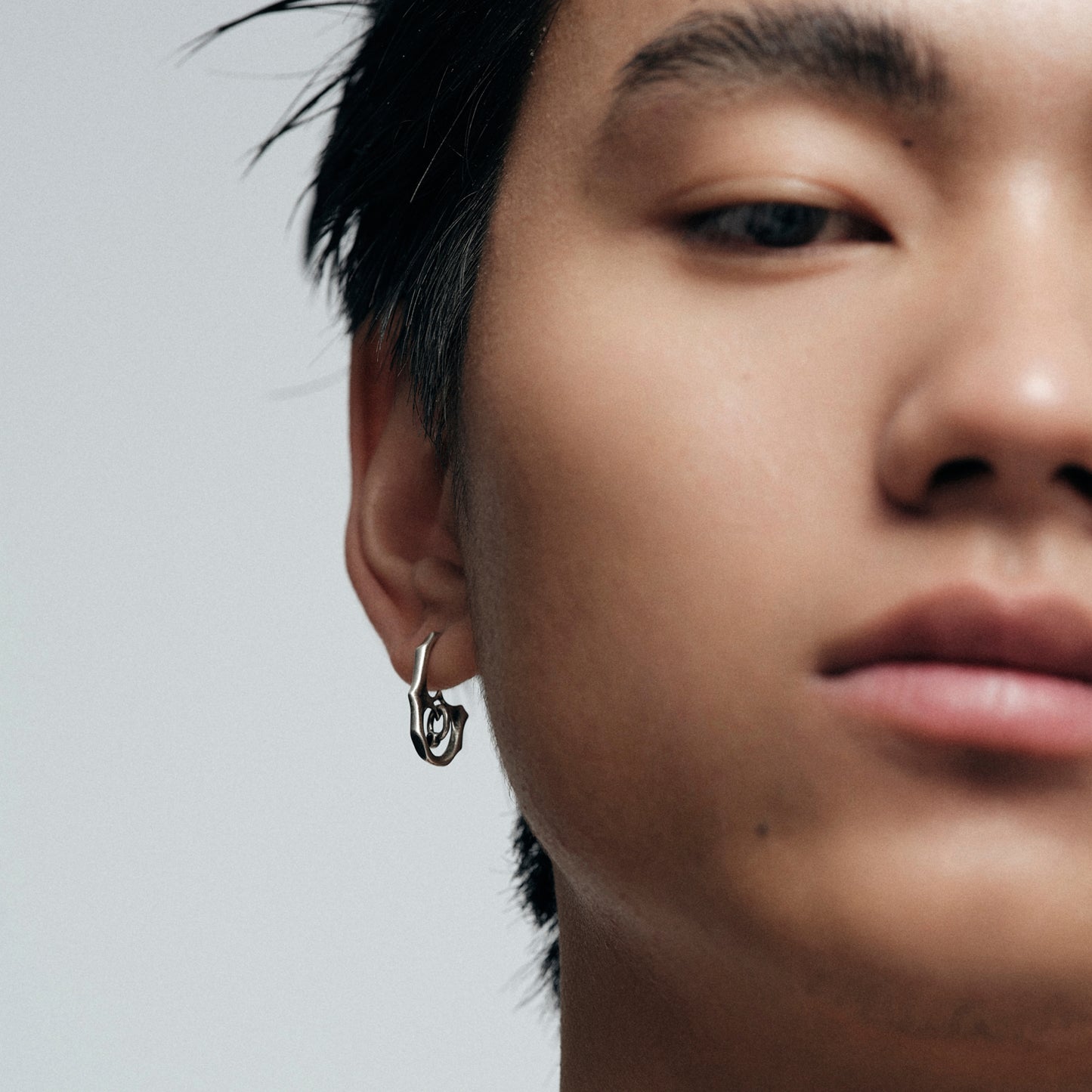 Warthog Snout Stud Earring (Single)