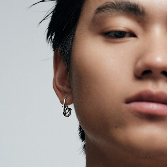 Warthog Snout Stud Earring (Single)