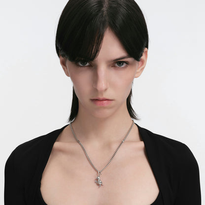 S925 Swinging Blue Booby Pendant