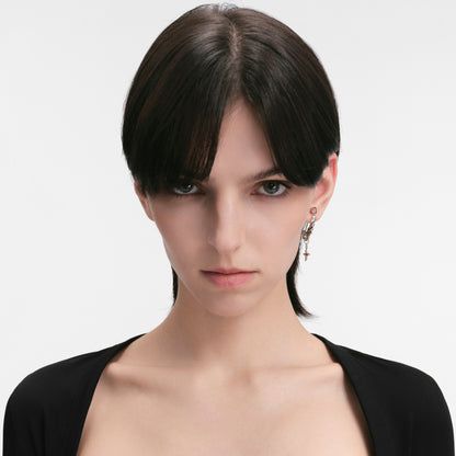 S925 Booby Bird Wing Pin Earring