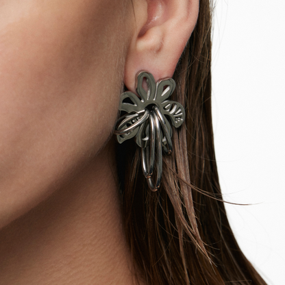 Anti-War Flower Earrings