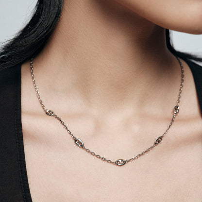 Mini Warthog Snout Link Chain Necklace