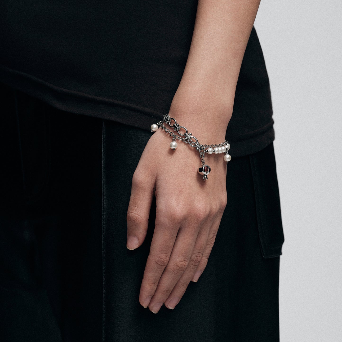 Bad Pomegranate Pearl Bracelet