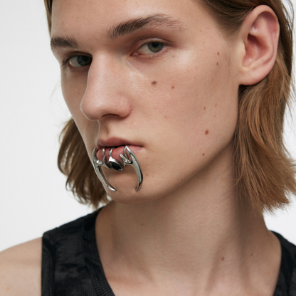 Non-Piercing Zircon Lip Clip Set