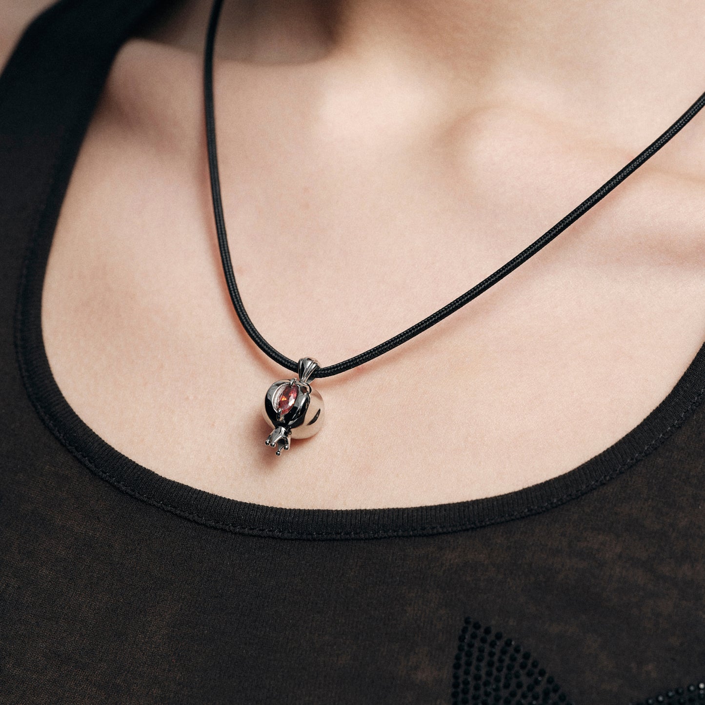 Bad Pomegranate Pendant Necklace