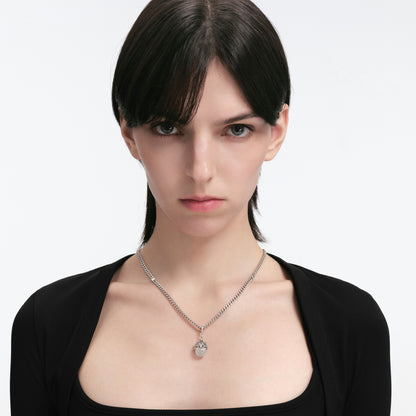 S925 Booby Bird Egg Pendant
