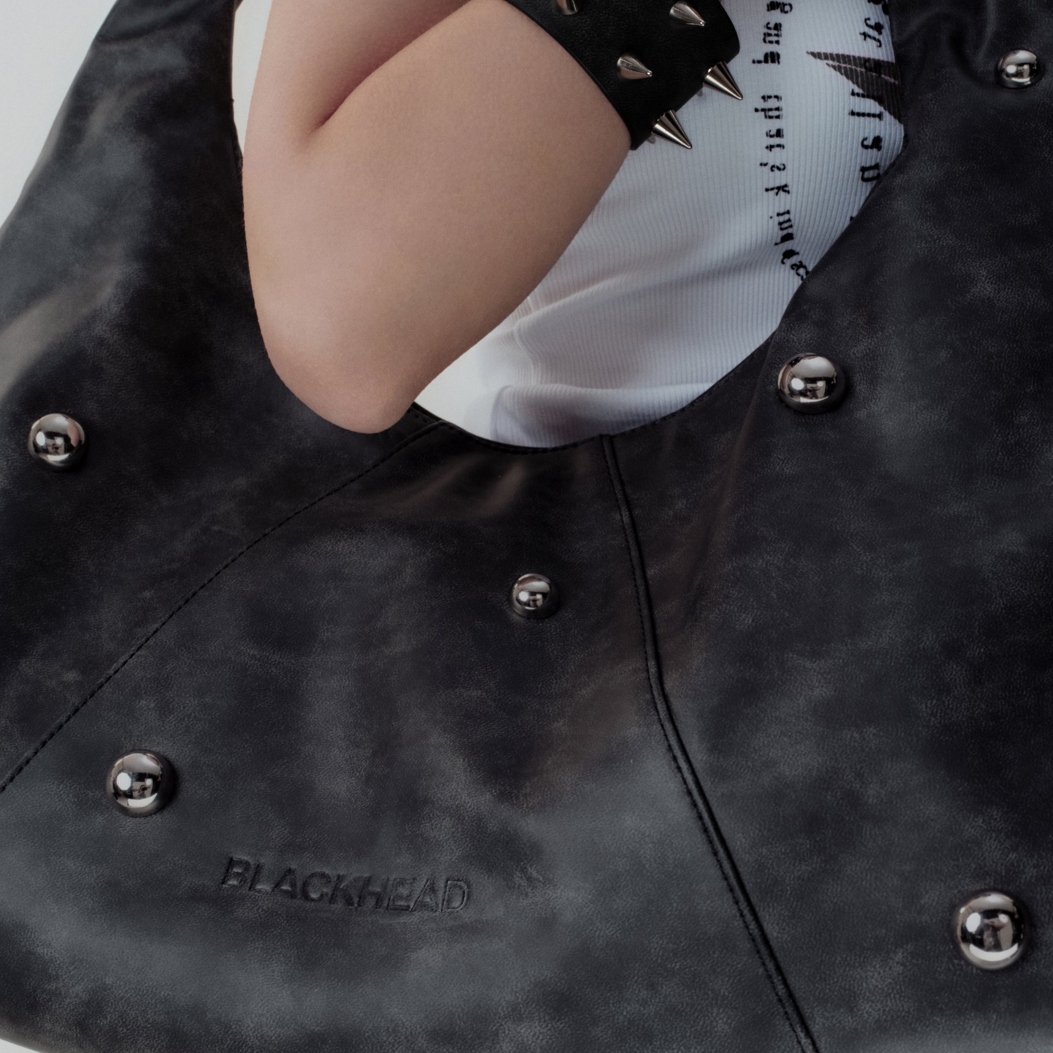 Studded Punk Oversized Tote – Blackheadshop