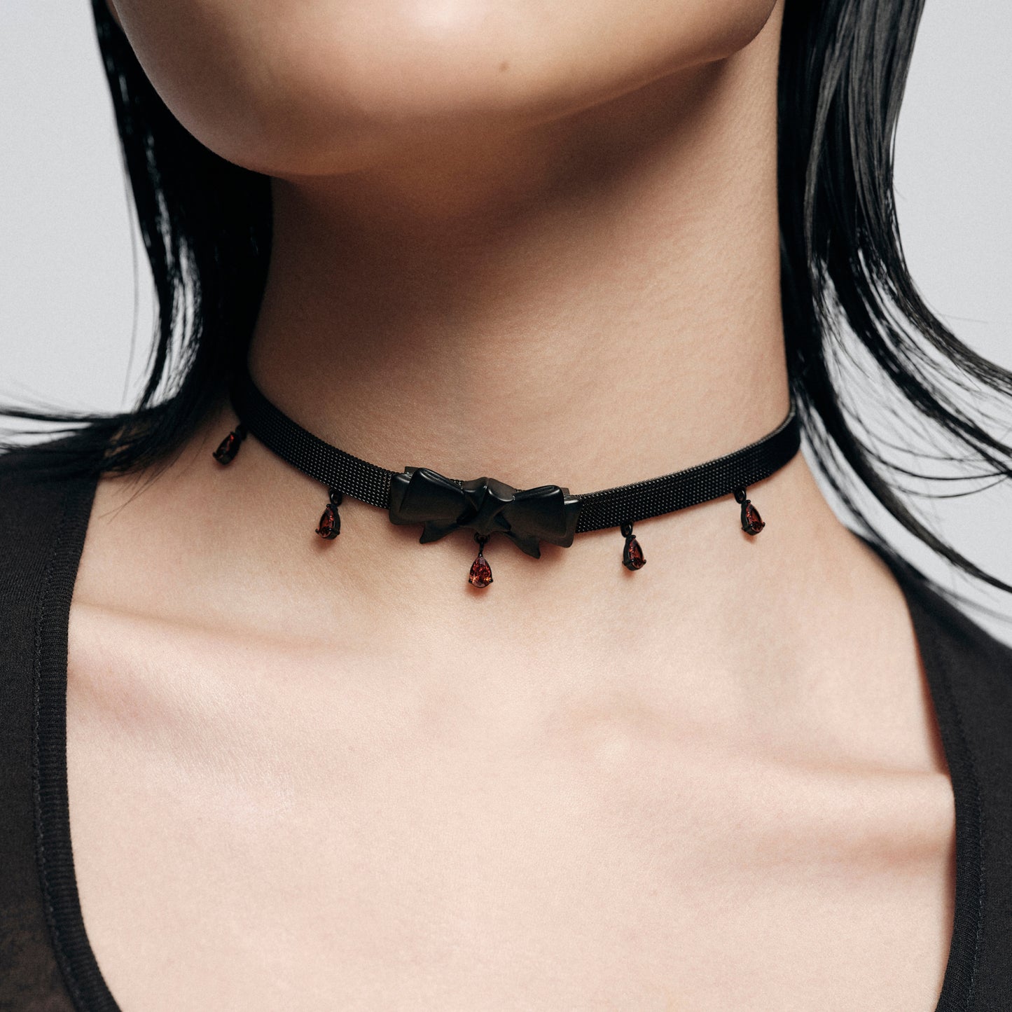 Ribbon Bow Choker