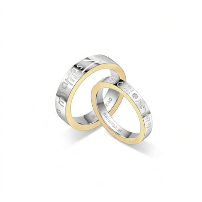 I Love You Two-Tone Ring
