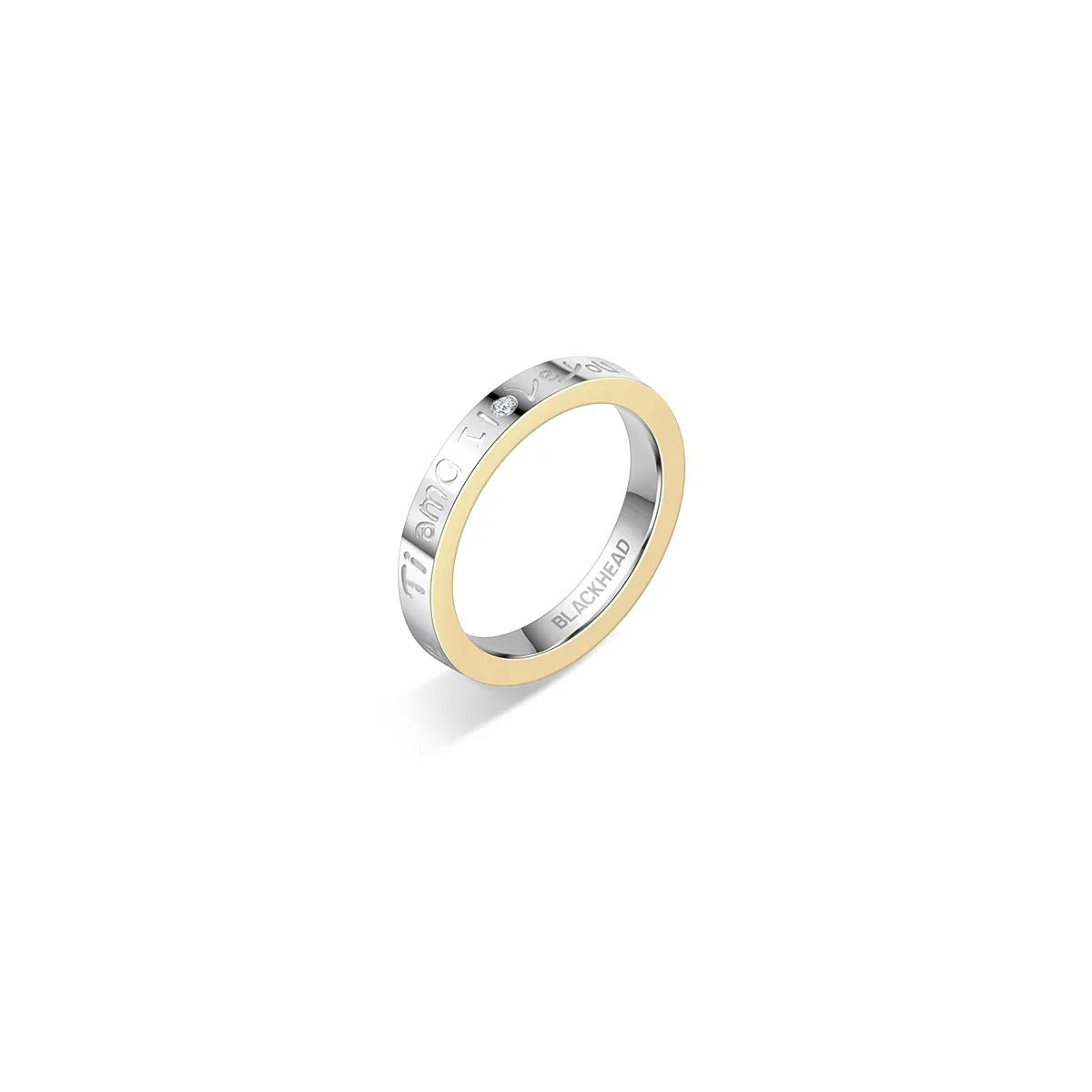 I Love You Two-Tone Ring