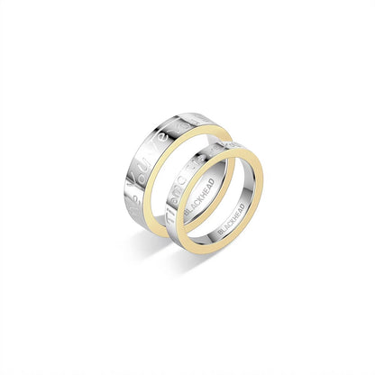 I Love You Two-Tone Ring