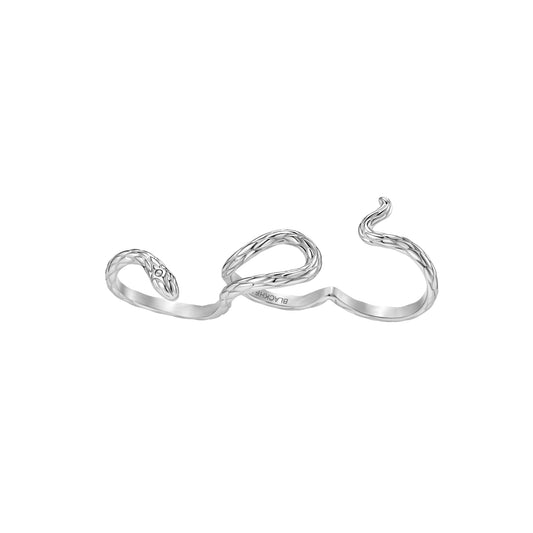 Triple Serpent Three-Finger Ring