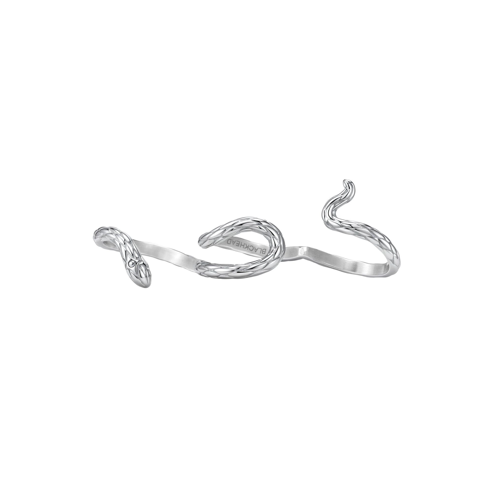 Triple Serpent Three-Finger Ring