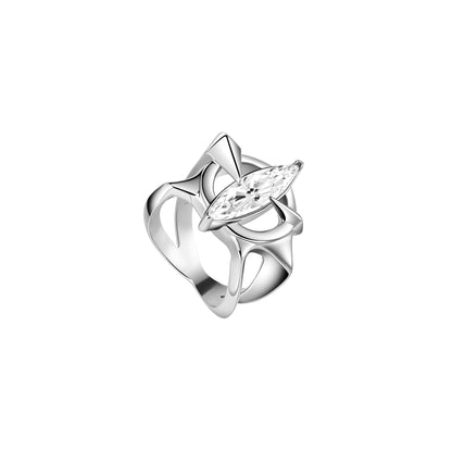Radiant Starburst Sculptural Ring