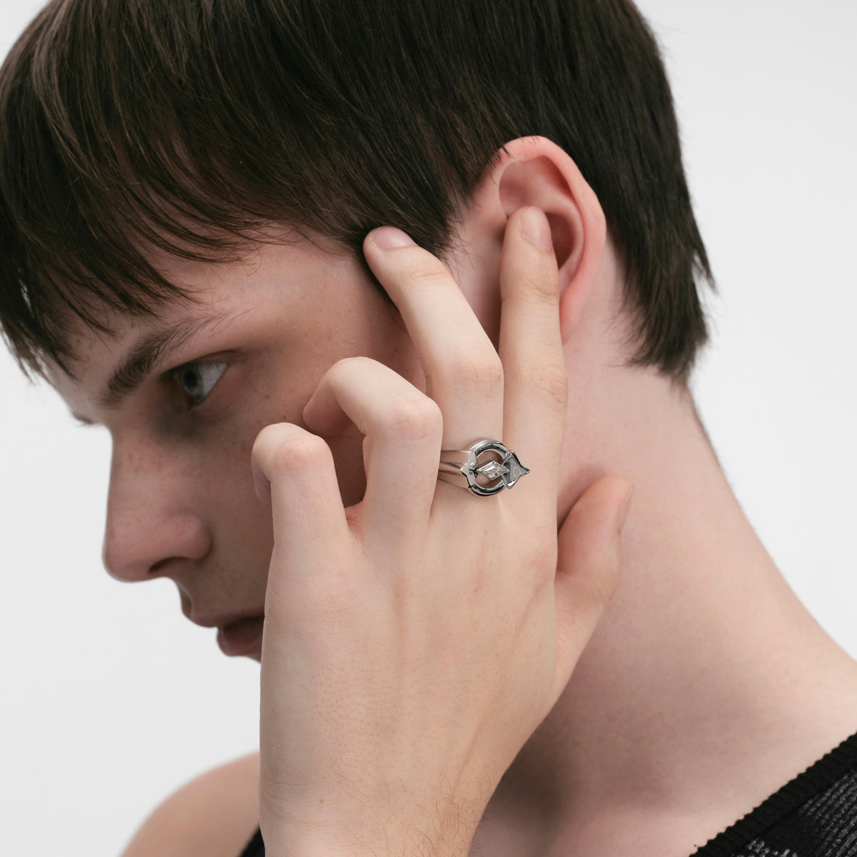 Radiant Starburst Signet Ring