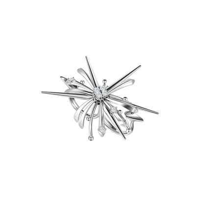 Radiant Tassel Double-Finger Ring