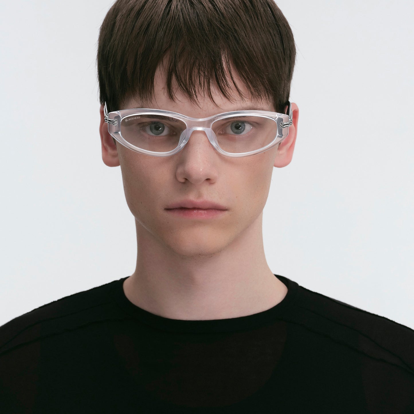 Slim Square Skeleton Sunglasses – Clear Photochromic