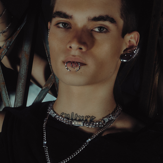 X-Files 骨组合免穿孔唇饰