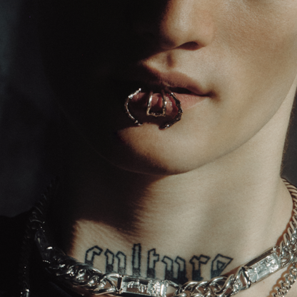 The X-Files Bone Combination Piercing-Free Lip Decoration