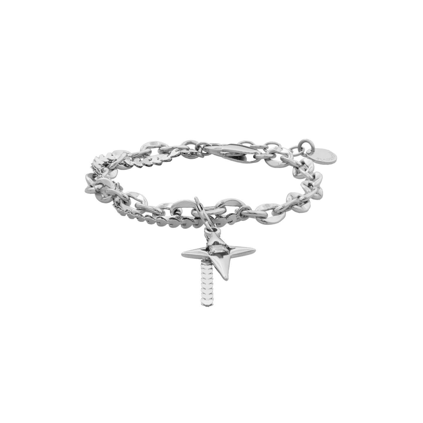 Zircon Starburst Double-Layer Bracelet