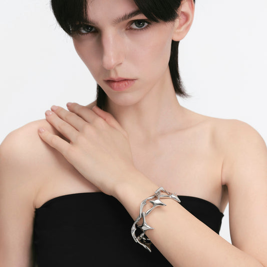 Diamond Prism Spike Bracelet