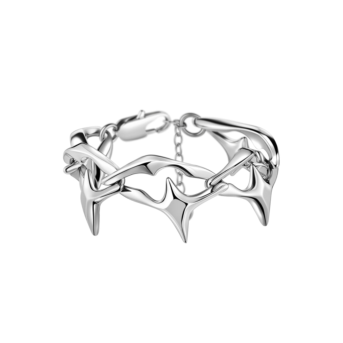 Diamond Prism Spike Bracelet