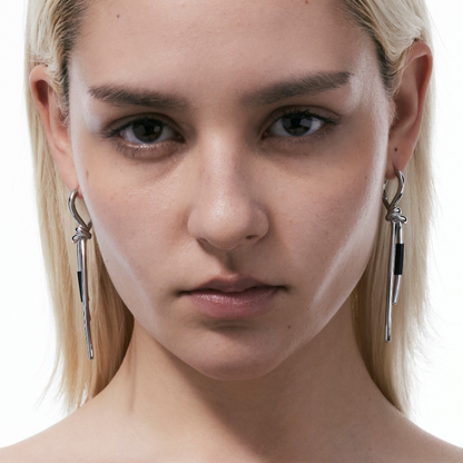 Twisted Knot Hinged Earrings