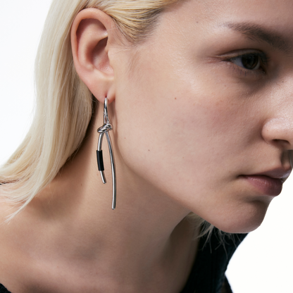 Twisted Knot Hinged Earrings