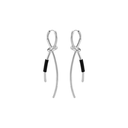 Twisted Knot Hinged Earrings