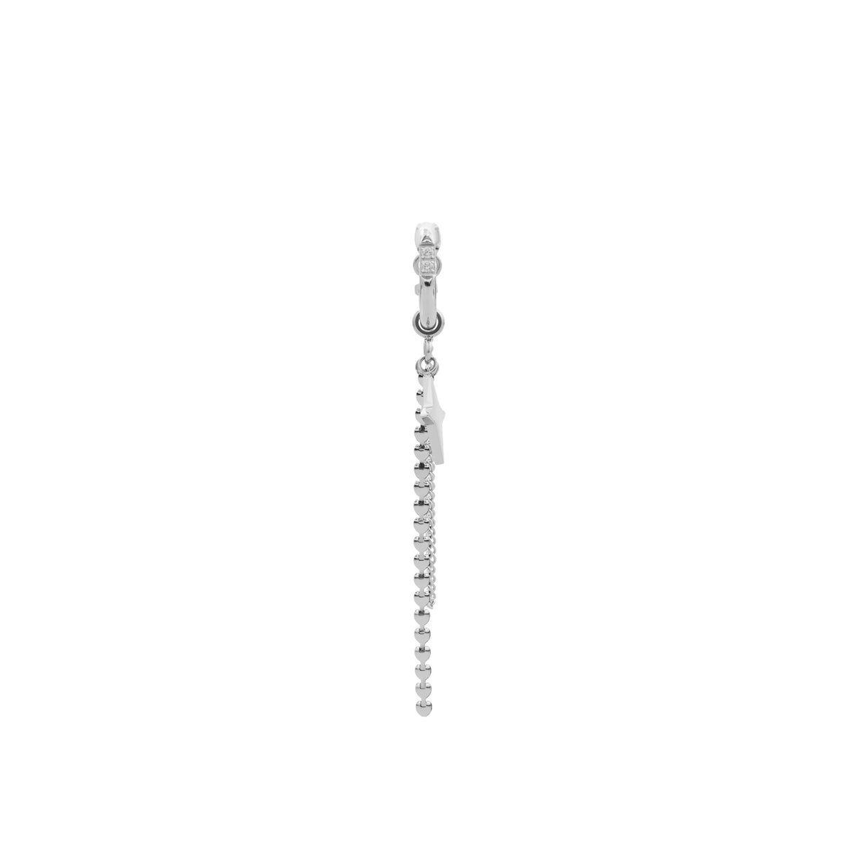 Zircon Starburst Pendant Earrings