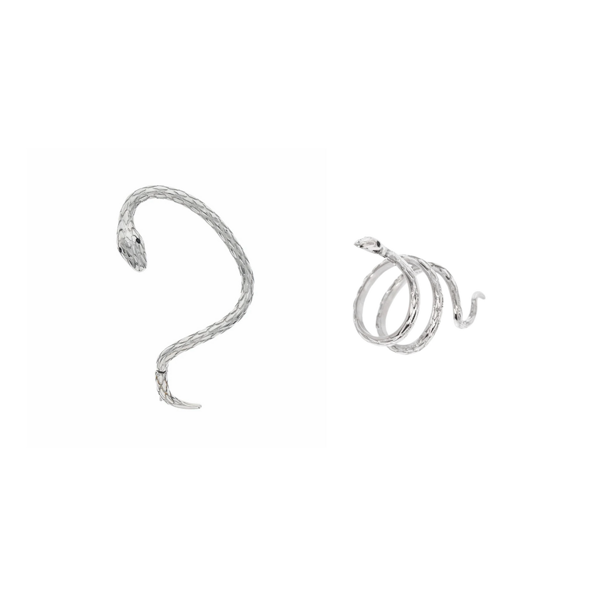 Empty Town-Snake Bundle（Clip Earring+Ring）