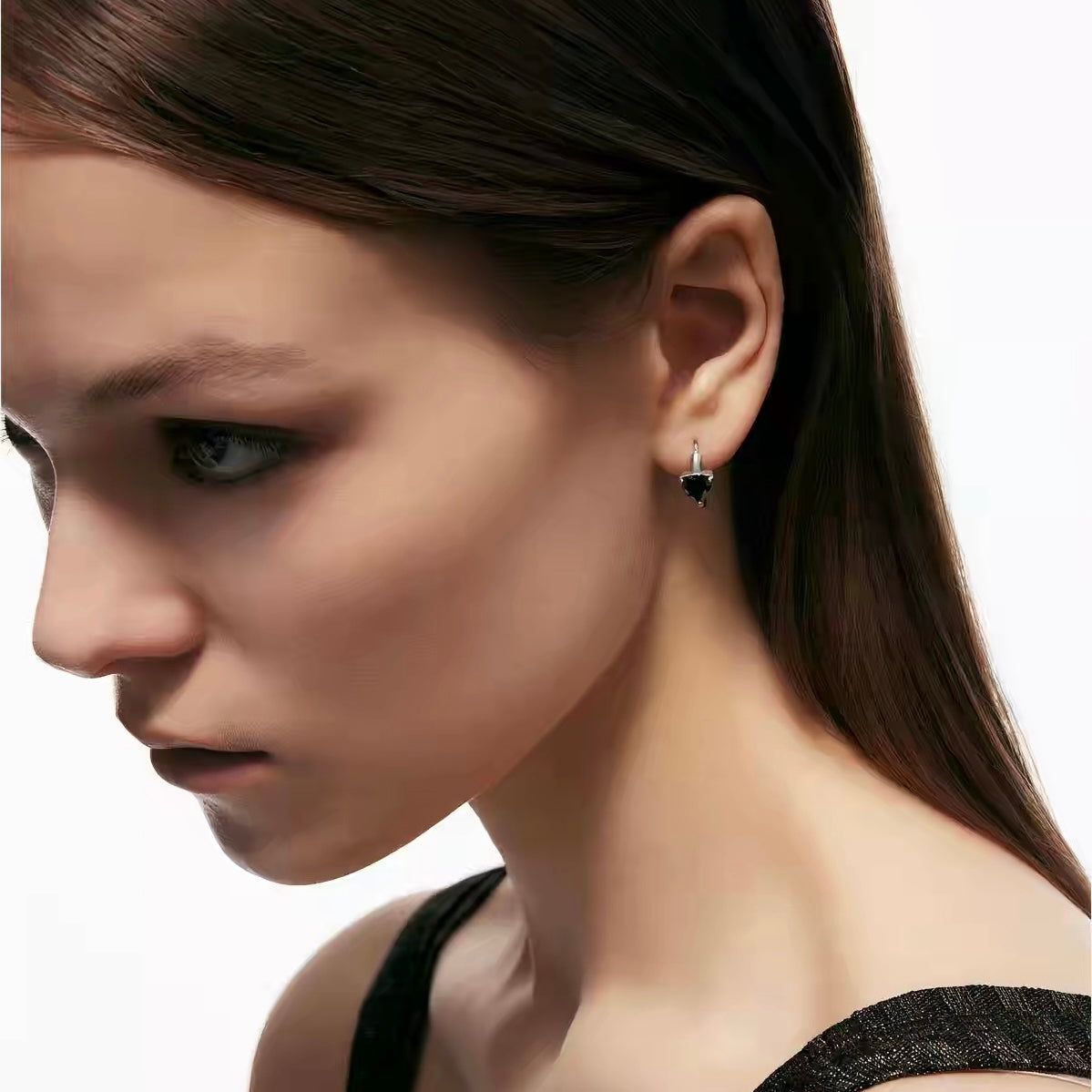 Endless Love Heart Hoop Earrings