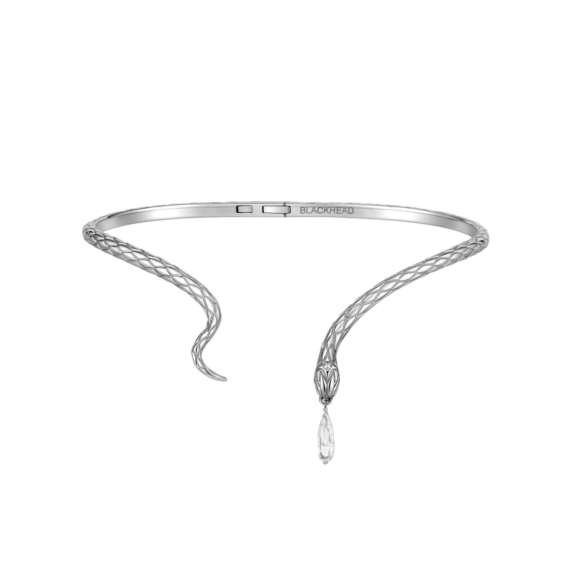 Triple Serpent Pendant Collar