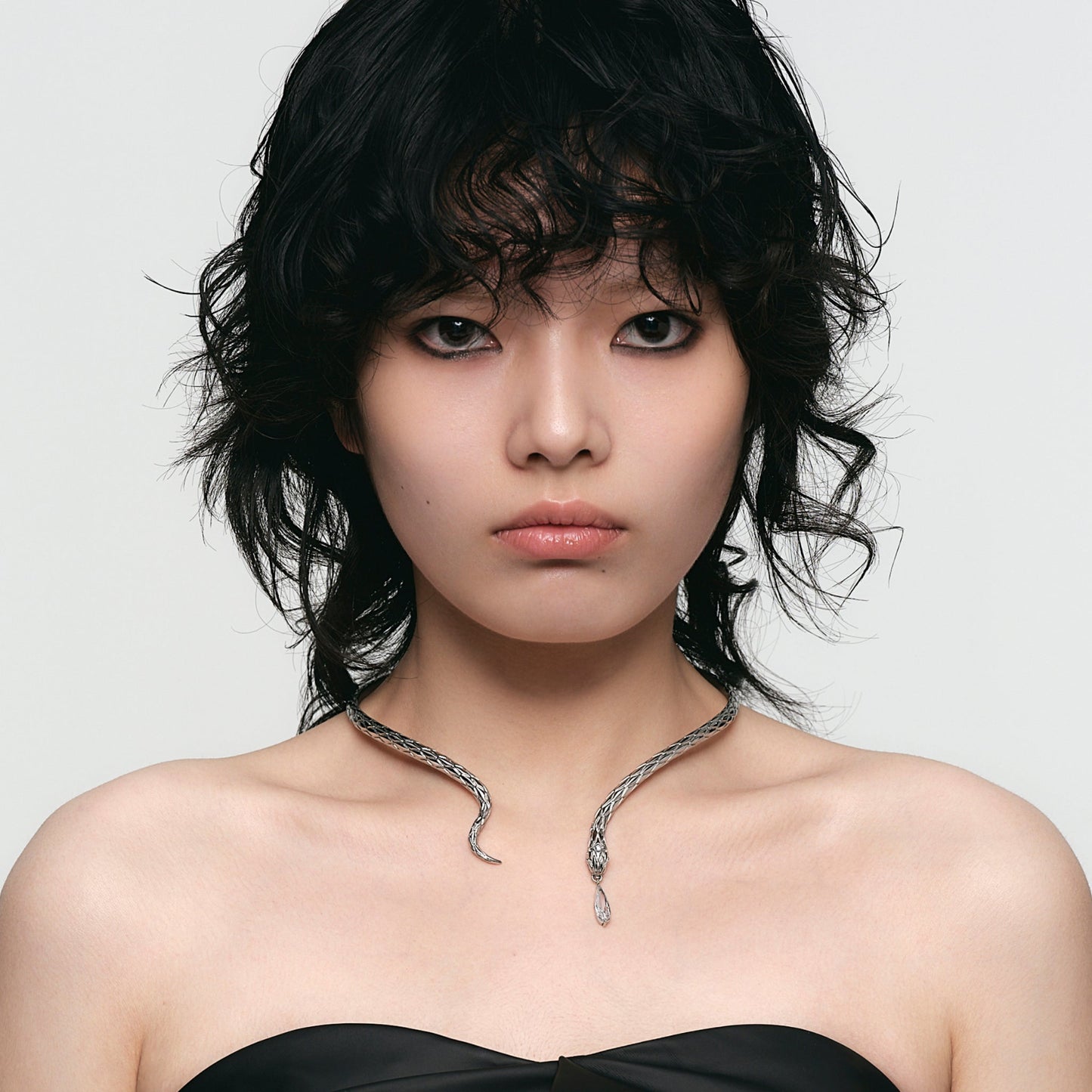 Triple Serpent Pendant Collar